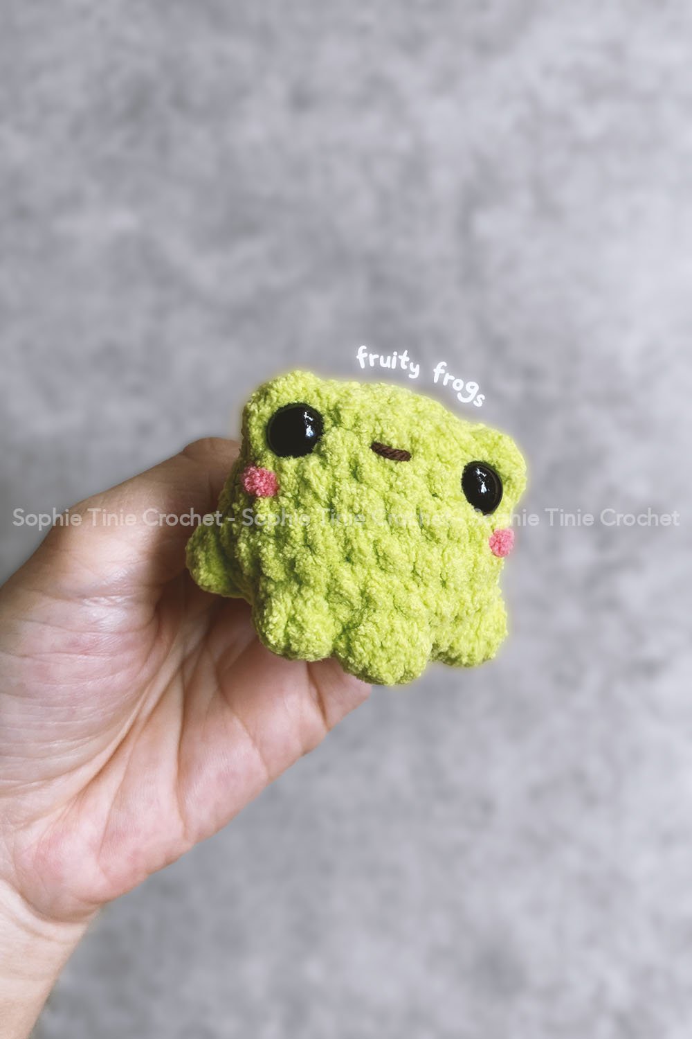 Crochet Fruity Frog Free Crochet Pattern and Tutorial