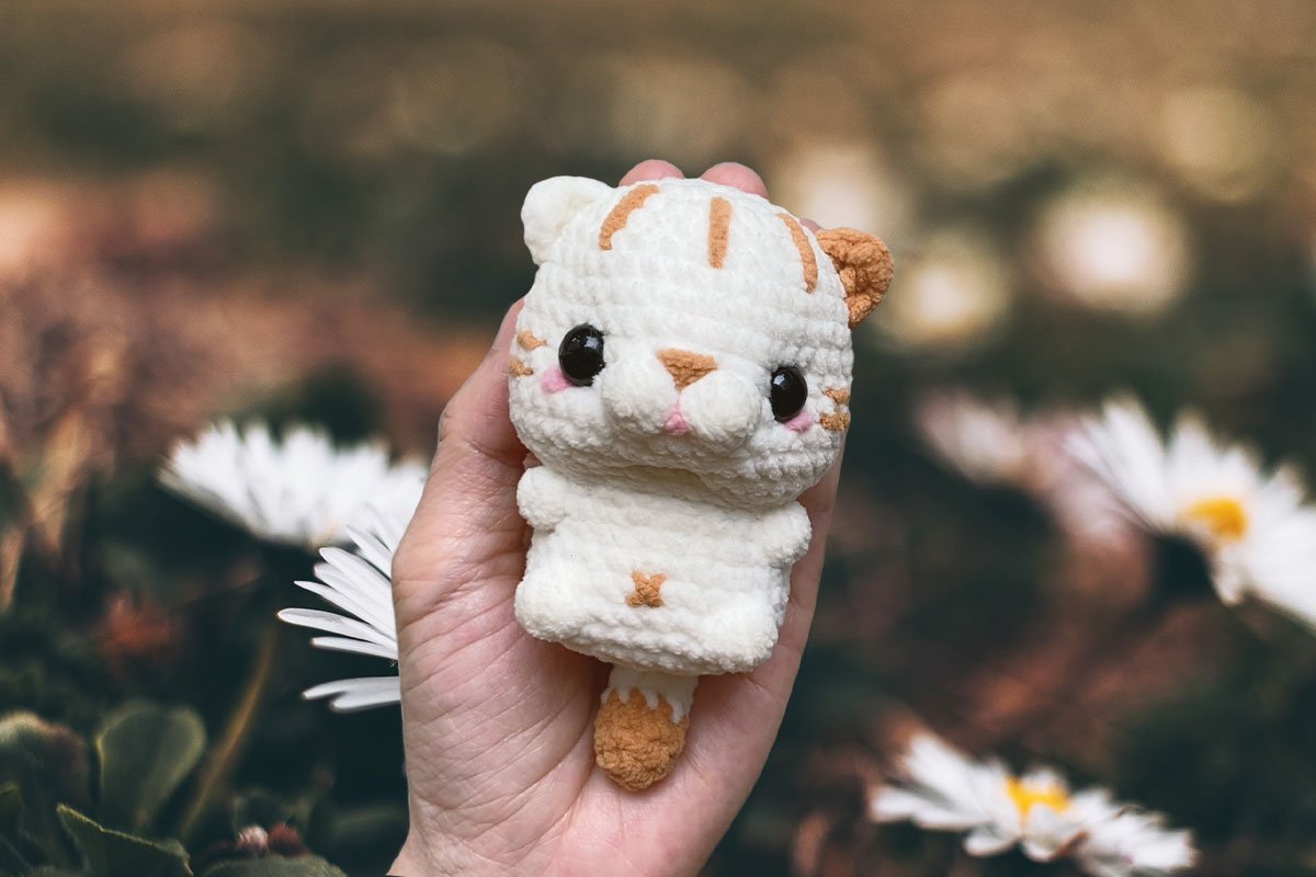 Crochet Tabby Cat Free Crochet Pattern and Tutorial